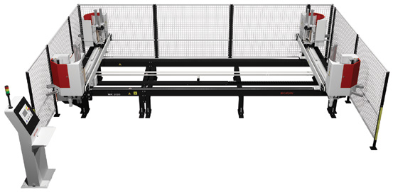 MK 2020 Четырёхголовочный сварочный станок