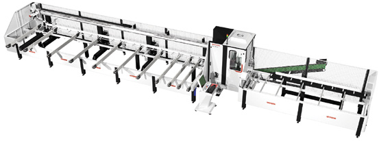 SA 3030 Пильный центр для распиловки ПВХ профиля под различным углом